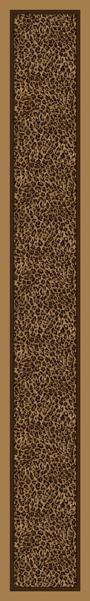 Wasabu-04306 Golden Leopard 2'4"X15'6" Runner