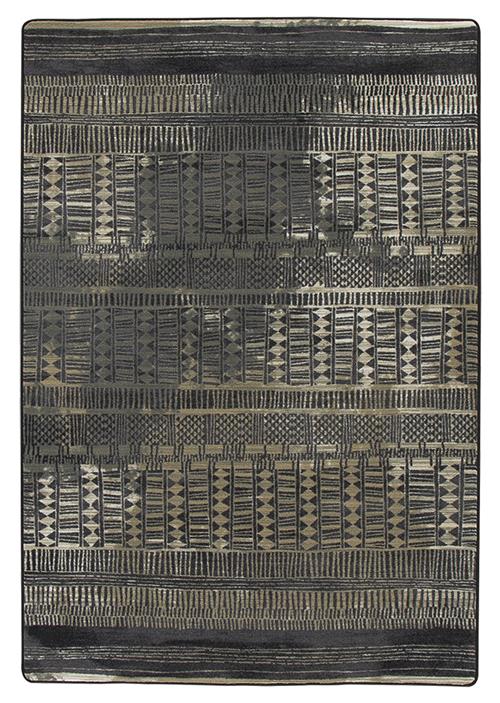 Fulani-Mudcloth 7'8"X10'9" Rectangular