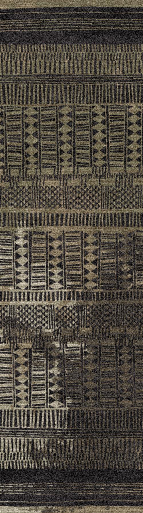 Fulani-Mudcloth 2'1"X7'8" Runner