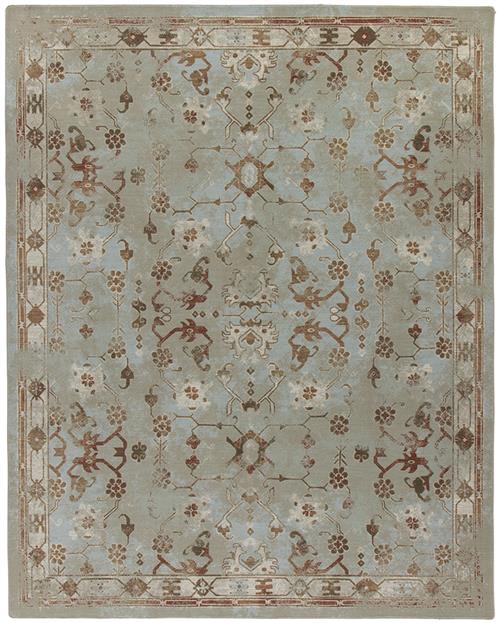 Croft-Subtle Aqua 10'9"X13'2" Rectangular