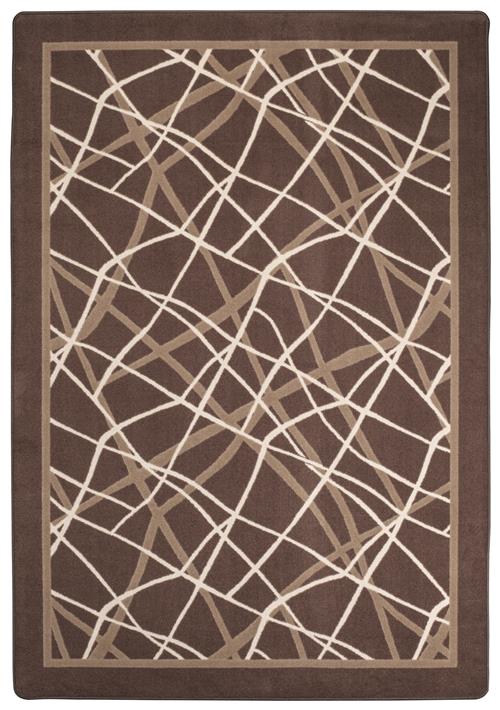 Cordas-Sepia 5'4"X7'8" Rectangular