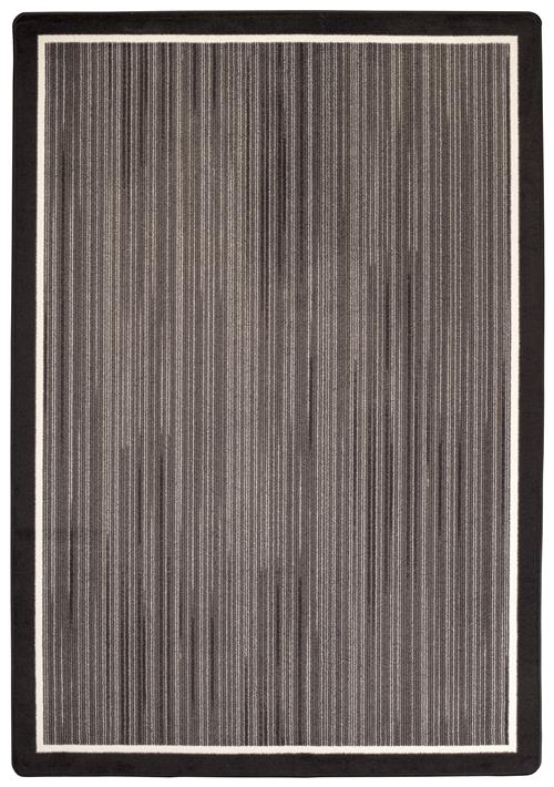 Night Rhythm-Grayscale 5'4"X7'8" Rectangular