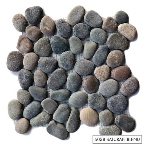 River Rock Pebbles in Baluran Blend Natural Stone