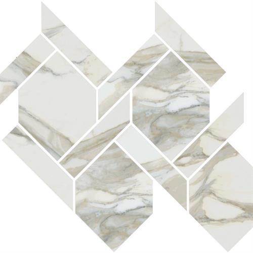 Stratus in Oro Polished - Rope Mosaic Tile