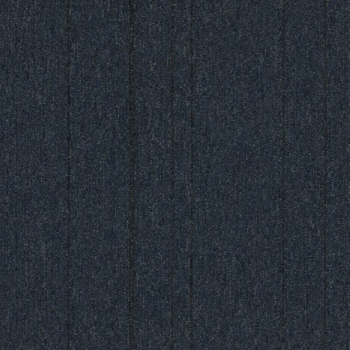 Uplink Groove Tile in Denim Carpet Tile