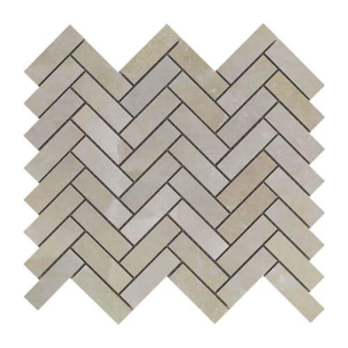 Salt Stone in Desert - Herringbone Tile