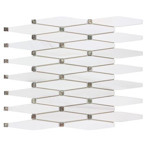 Dazzle in Jolie Silver Glass Tile
