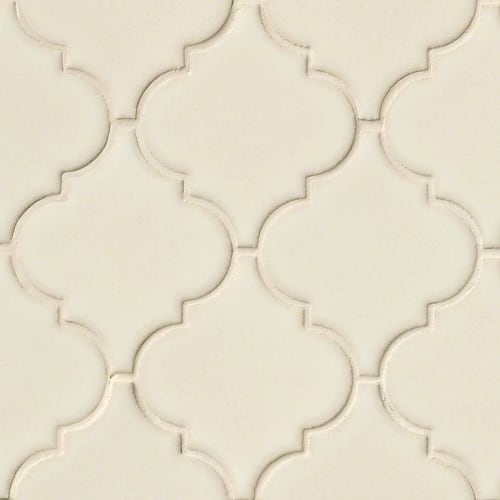 Highland Park in Antique White Arabesque Tile