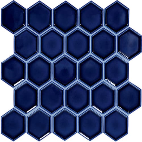 Artefino Jewel In Sapphire Framed Hex