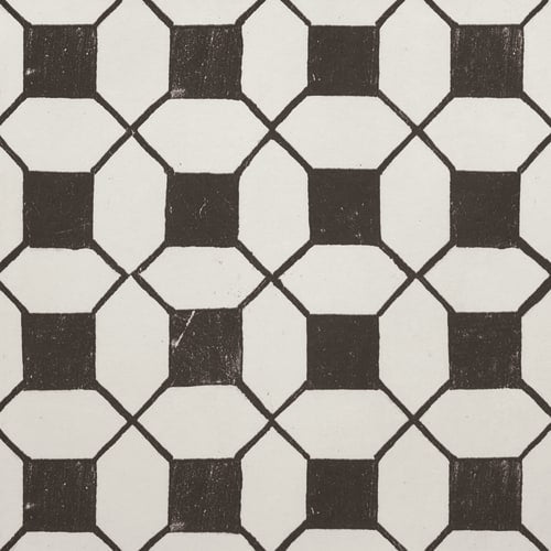 A Mano in Bianco Antico Deco 1 Tile
