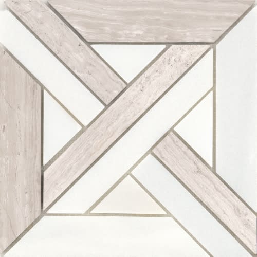 Alluro In Castle Cream 9" X 9"