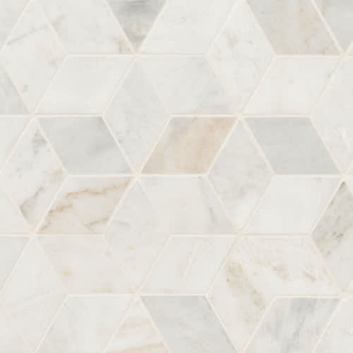 Arabescato Venato White in Arabescato Venato White Cube Honed Natural Stone