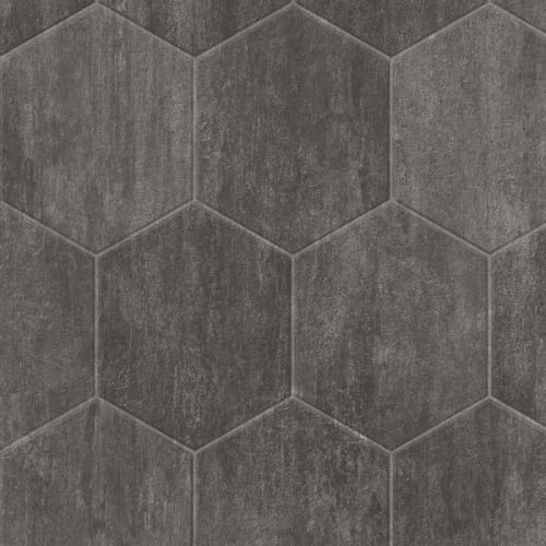 Cushionstep Stone Hex In Slate Gray 12'