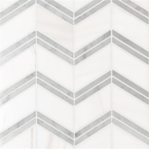 Bianco Dolomite In Bianco Dolomite - Chevron