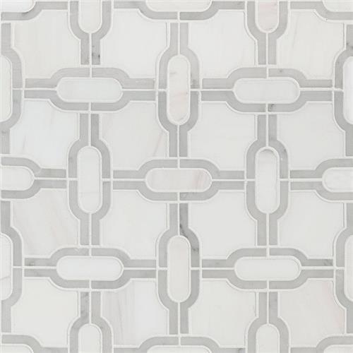 Bianco Dolomite In Bianco Dolomite - Gridwork