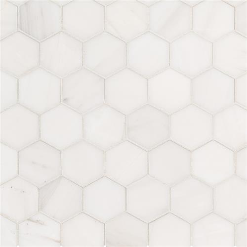 Bianco Dolomite In Bianco Dolomite - Hexagon