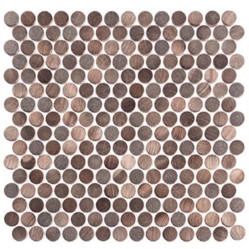 Urban Jungle In Brown Cayman 3/4 Penny Round