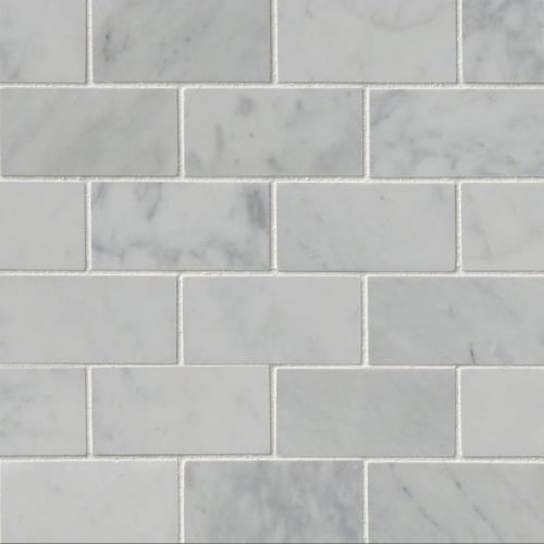 Carrara White In Carrara White - 2X4