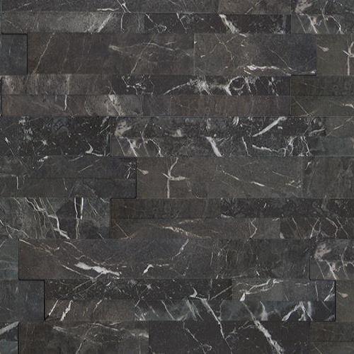 Classics - Stacked Marble in Nero Tile
