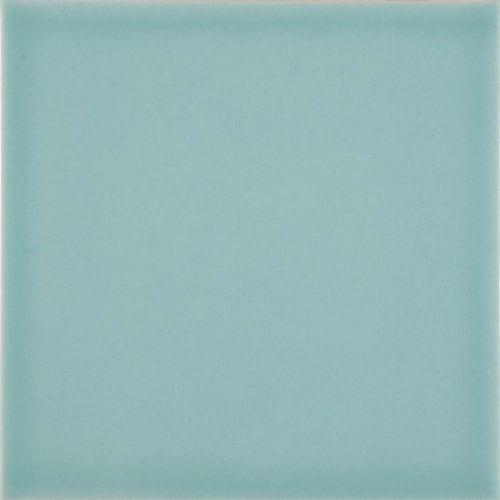 Cursive In Soft Teal 6"X6"