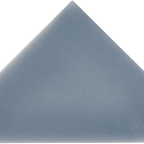 Cursive In Old Denim Mosaic 6"X6" Triangle