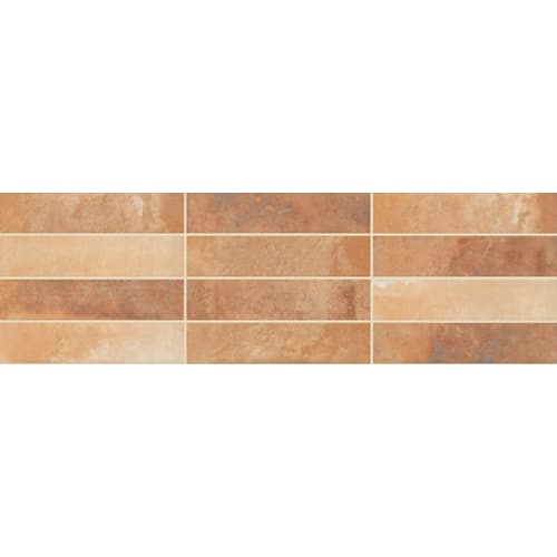 Cotto Revival In Rust Rectangle