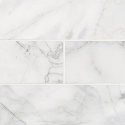 Calacatta Cressa In Calacatta Cressa Marble Subway Tile 4X12