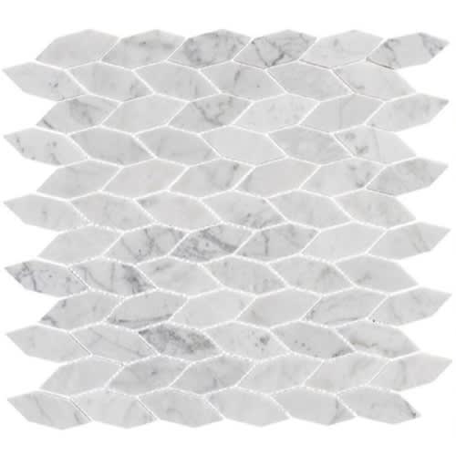 Colonial in Captains Manor 2 1/2x1 Long Hex Natural Stone