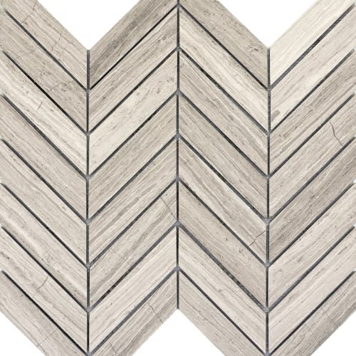 Metro In Cream - Chevron Honed
