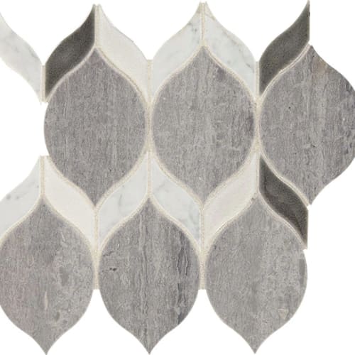 Fonte in Heather Hrb Bld Double Leaf Natural Stone