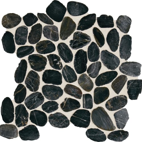 Decorative Accents In Black River - River Pebble