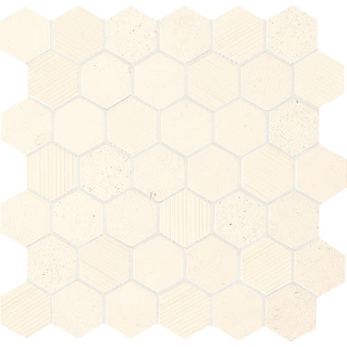 Limestone Collection In Blavet Blanc Hexagon