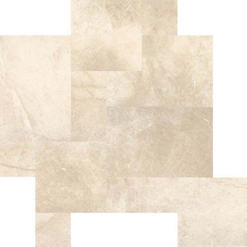 Marble Collection In Phaedra Cream Versailles Pattern 8X8