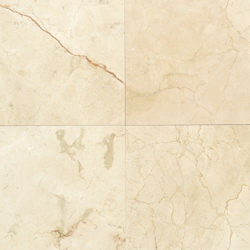 Marble Collection In Crema Marfil Classico 18X18 Polished