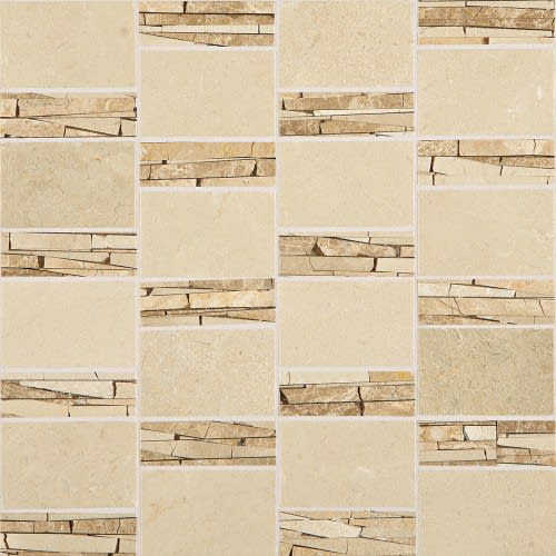 Marble Collection In Crema Marfil Classico Abstract