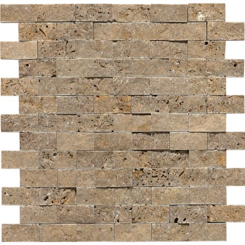 Travertine Collection In Noce Brick Joint