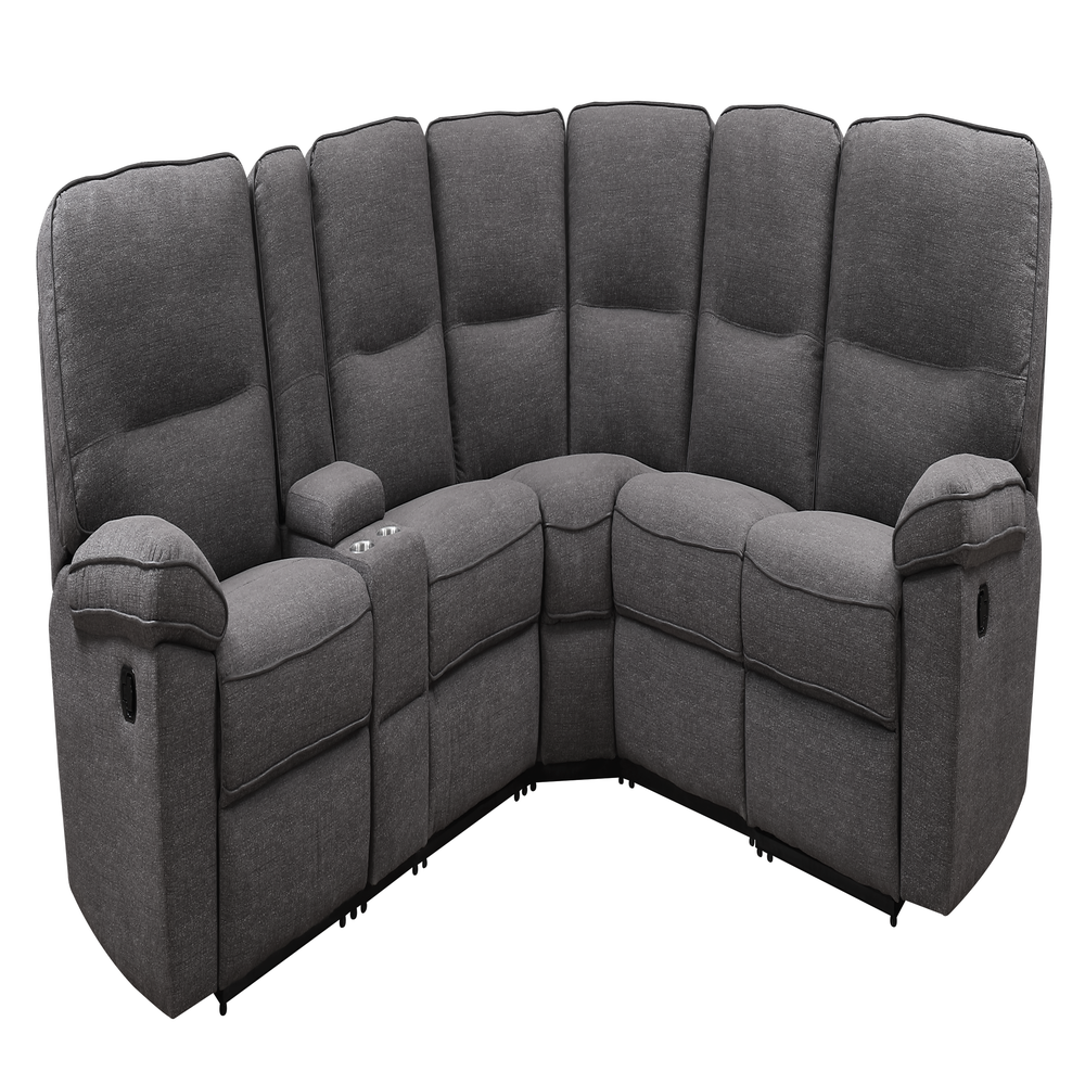 Alberta - 6 Piece Modular Reclining Sectional Set