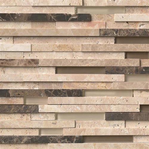 Emperador Dark In Emperador Dark - Interlocking 3D
