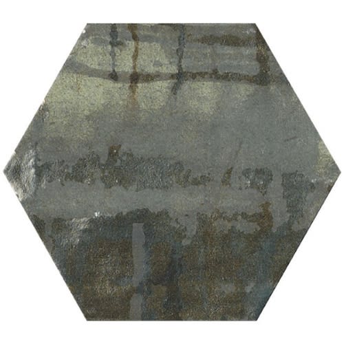 Princeton Glaze In Elm Alley Hexagon Porcelain