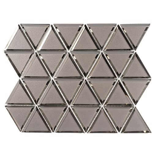 Pinwheel Collection in Ever White Glass Tile
