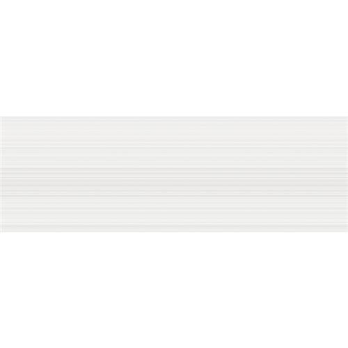 Vertigo In White Linear 10"X30"