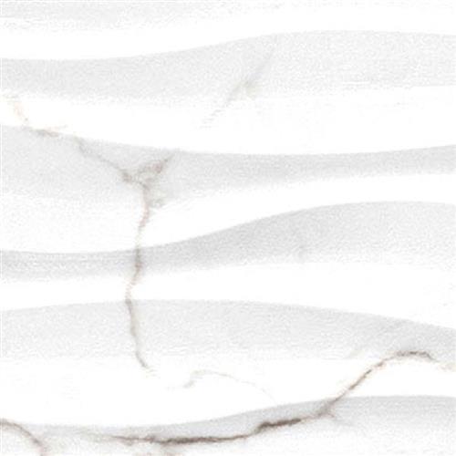 Sculpture In White Wave 13"X36"