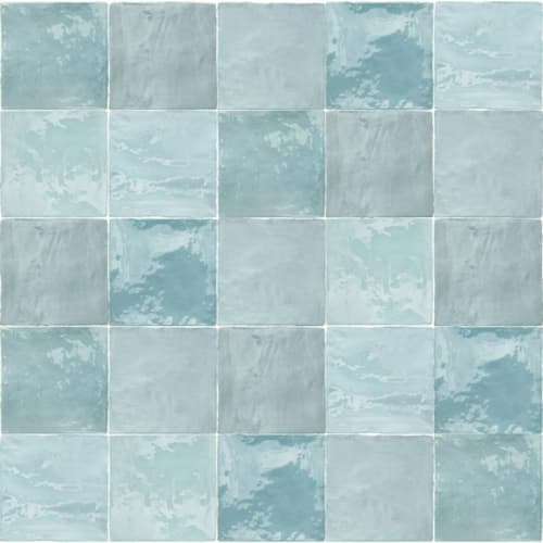 Flash in Light Blue 5x5 Tile