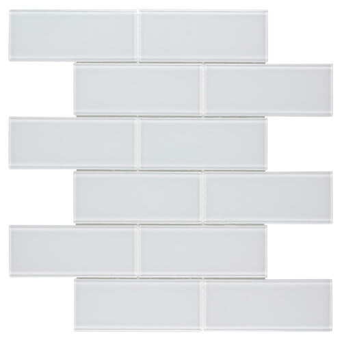 Seasons in Frost Brick Glass Tile