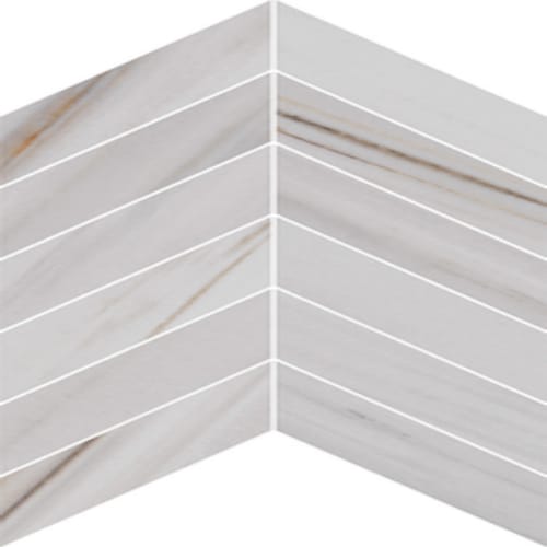 Alustra In Majestic White Lasa Matte Chevron