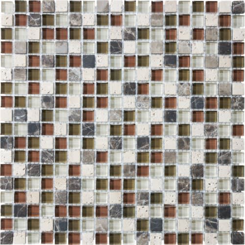 Bliss in Cabernet 12x12 Mosaics Natural Stone