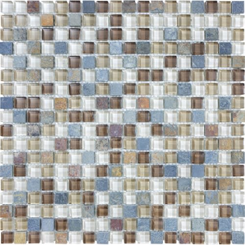 Bliss in Amber Tea 12x12 Mosaics Natural Stone