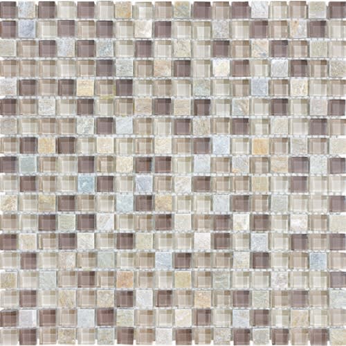 Bliss in Cotton Wood 12x12 Mosaics Natural Stone