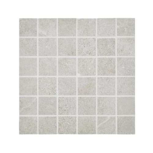 Futura in Silver Mosaic Tile