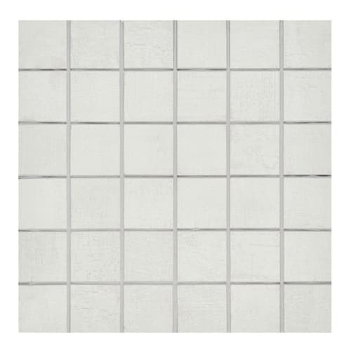 Fray Metal In White Mosaic